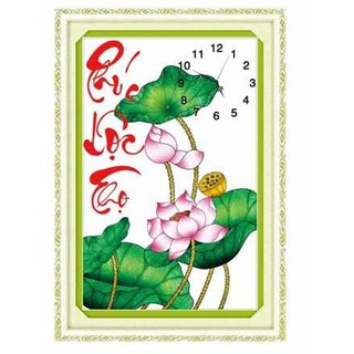 Tranh thêu chữ thập Phúc Lộc Thọ DLH-222880