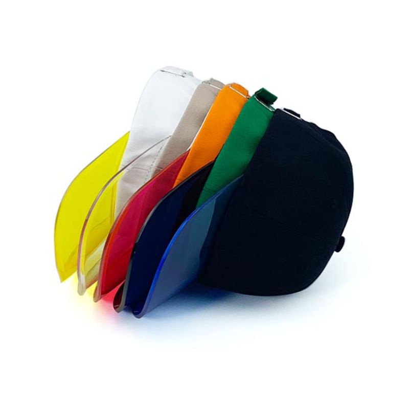 Youyo Mũ Lưỡi Trai Màu Trơn Vành Rộng Bằng PVC Trong Suốt Mùa Hè Cho Cặp Đôi