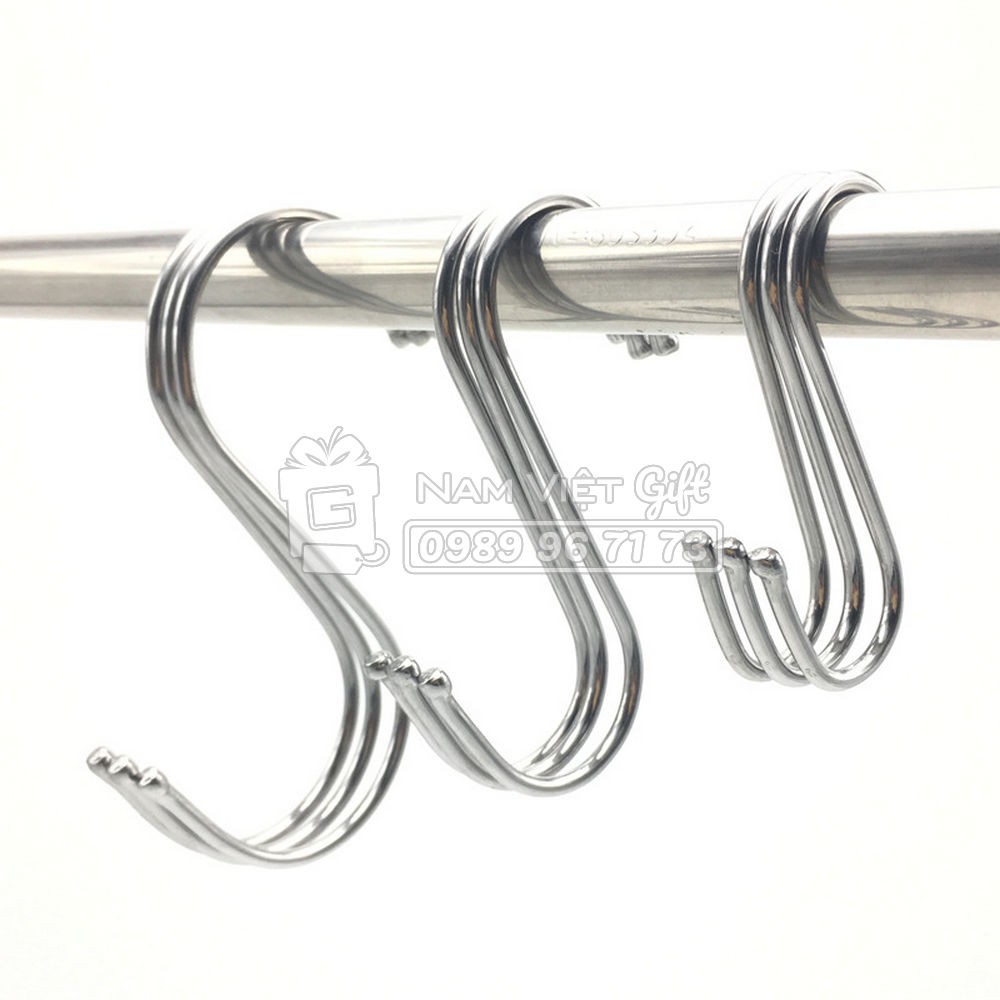 Móc Chữ S Treo Đồ Tiện Lợi INOX410 3 Kích Cỡ