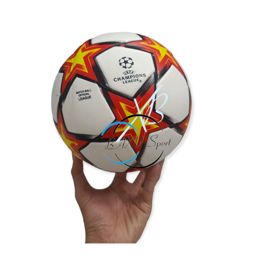Quả bóng đá sân cỏ nhân tạo size 4 tiêu chuẩn mẫu champion league đẹp