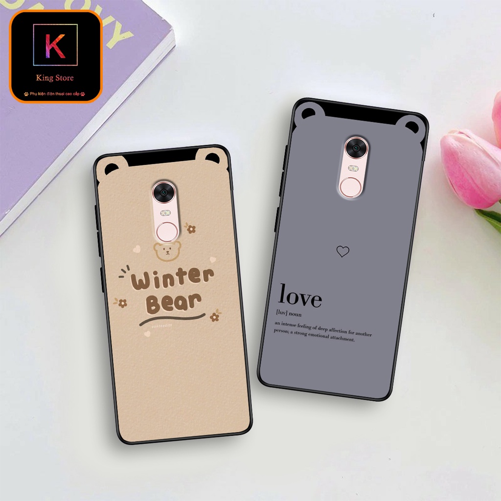 Ốp lưng Xiaomi Redmi 5 - Redmi 5A - Redmi 5X - Redmi 5 Plus - Ốp in hình tai thỏ siêu dễ thương