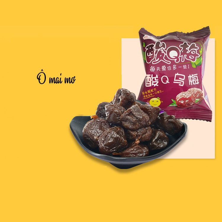 Ô mai 7 vị gói 25g mơ táo mận chanh #SnackSeeker