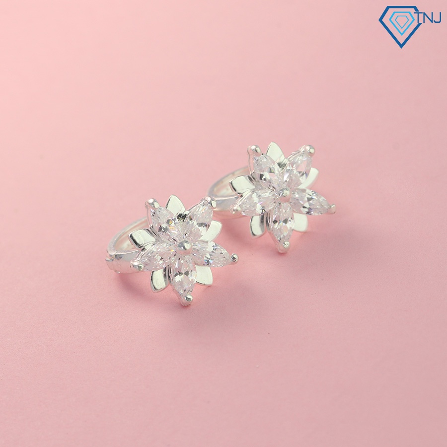 Bông tai bạc cho bé gái đẹp dễ thương BTT0008 Trang Sức TNJ