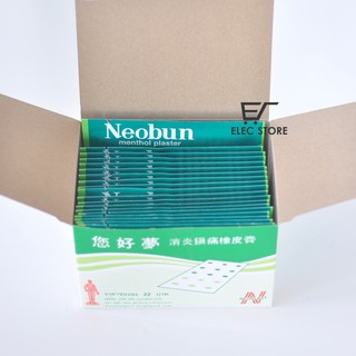 Hộp 20 miếng cao dán Neobun Thái Lan (Mẫu mới)