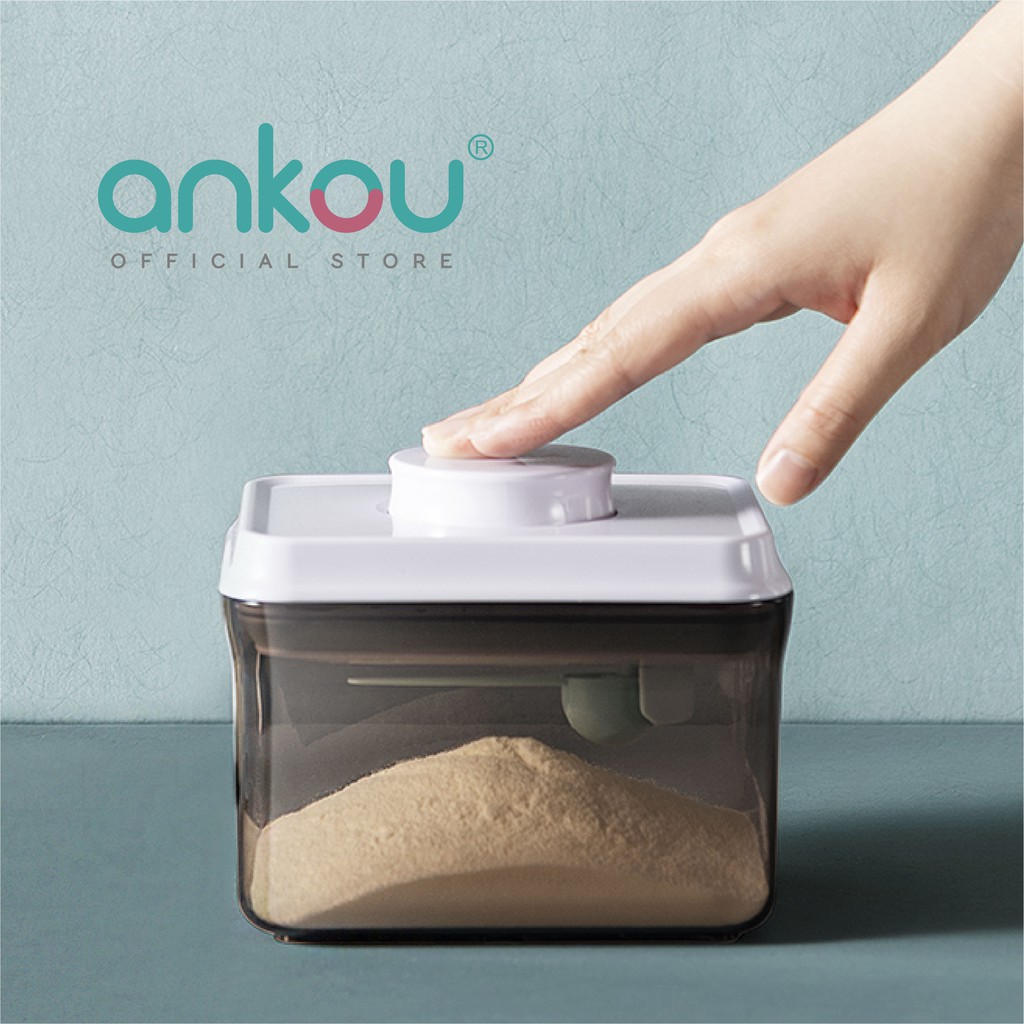ANKOU (Hàng Mới Về) Hộp Đựng Sữa Bột Hình Chữ Nhật 1700ml Tiện Dụng | BigBuy360 - bigbuy360.vn