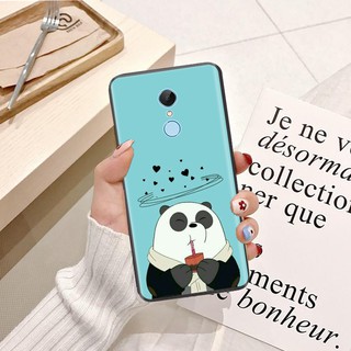 Ốp lưng Xiaomi Redmi Note 8 Viền dẻo TPU hình Gấu Trắng Vui Vẻ