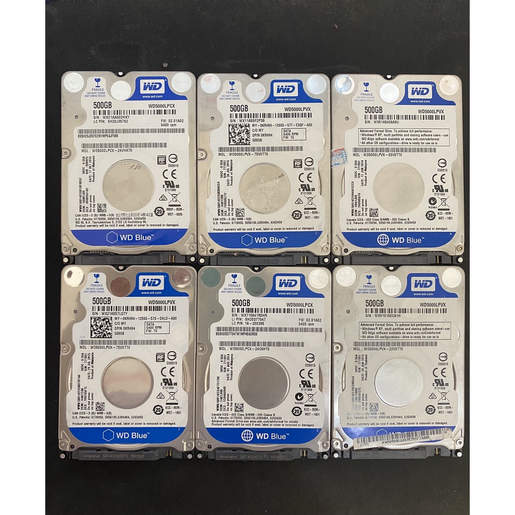 Ổ cứng HDD laptop 500GB Tháo máy
