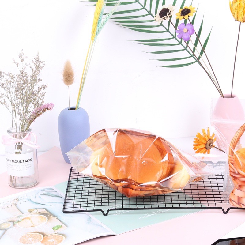 Túi zip đựng bánh hình đan giỏ