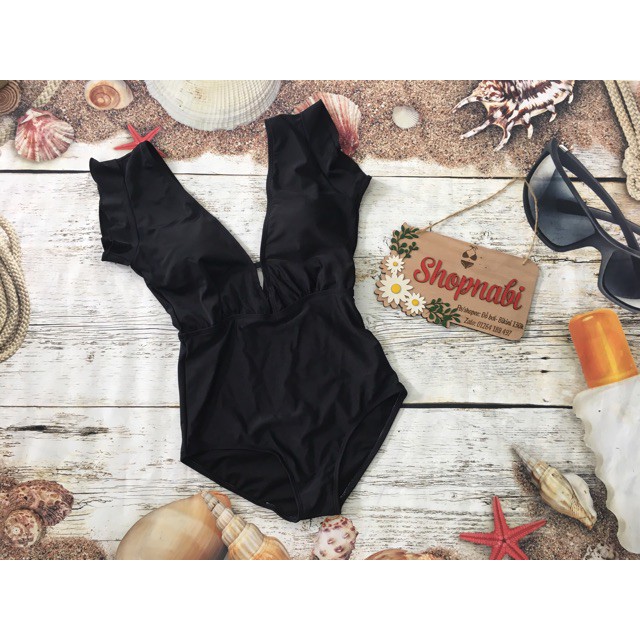 Giá sập sànBikini đồ bơi 1 mảnh tay bèo dễ thương, có 5 màu | BigBuy360 - bigbuy360.vn