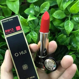 Son môi Ohui Rouge Real Lipstick phiên bản mới với mãu mã sang trọng, lịch lãm. Màu: Đỏ Cam Thiên Đỏ RW 13