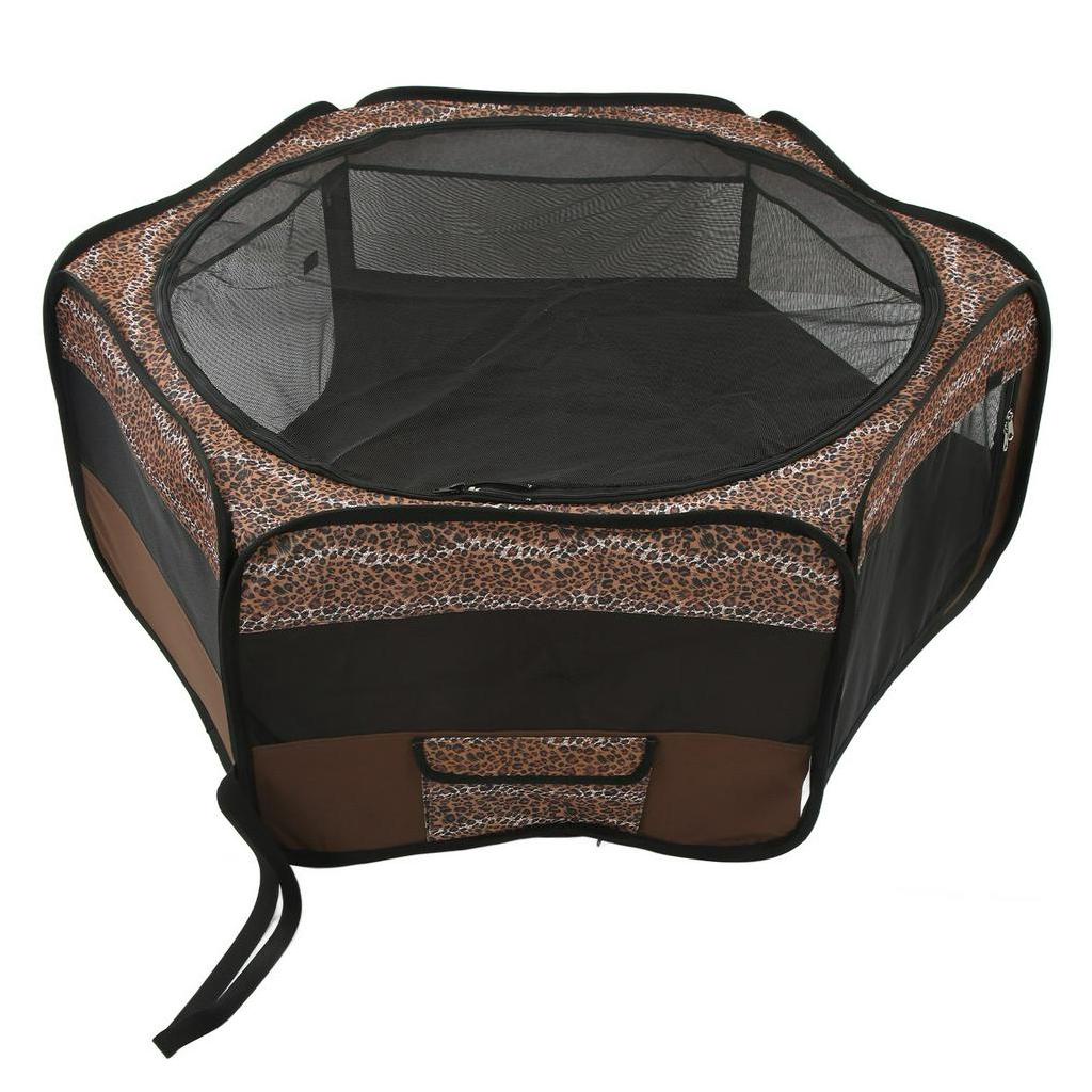 Có thể bán buôn Thú Cưng Lều Có Thể Gập Lại Thoáng Khí Không Gian Lớn Chống Trầy Xước Di Động Vật Nhỏ Playpen Cho Mèo Con Thỏ Vermont055 Hàng giao ngay