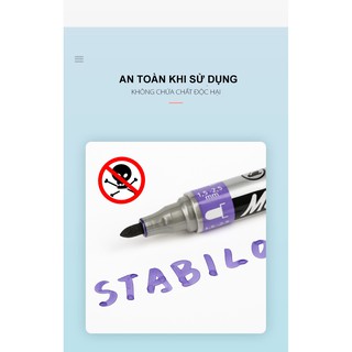 Bút Lông STABILO Mark-4-all MK651 (Đầu Tròn)
