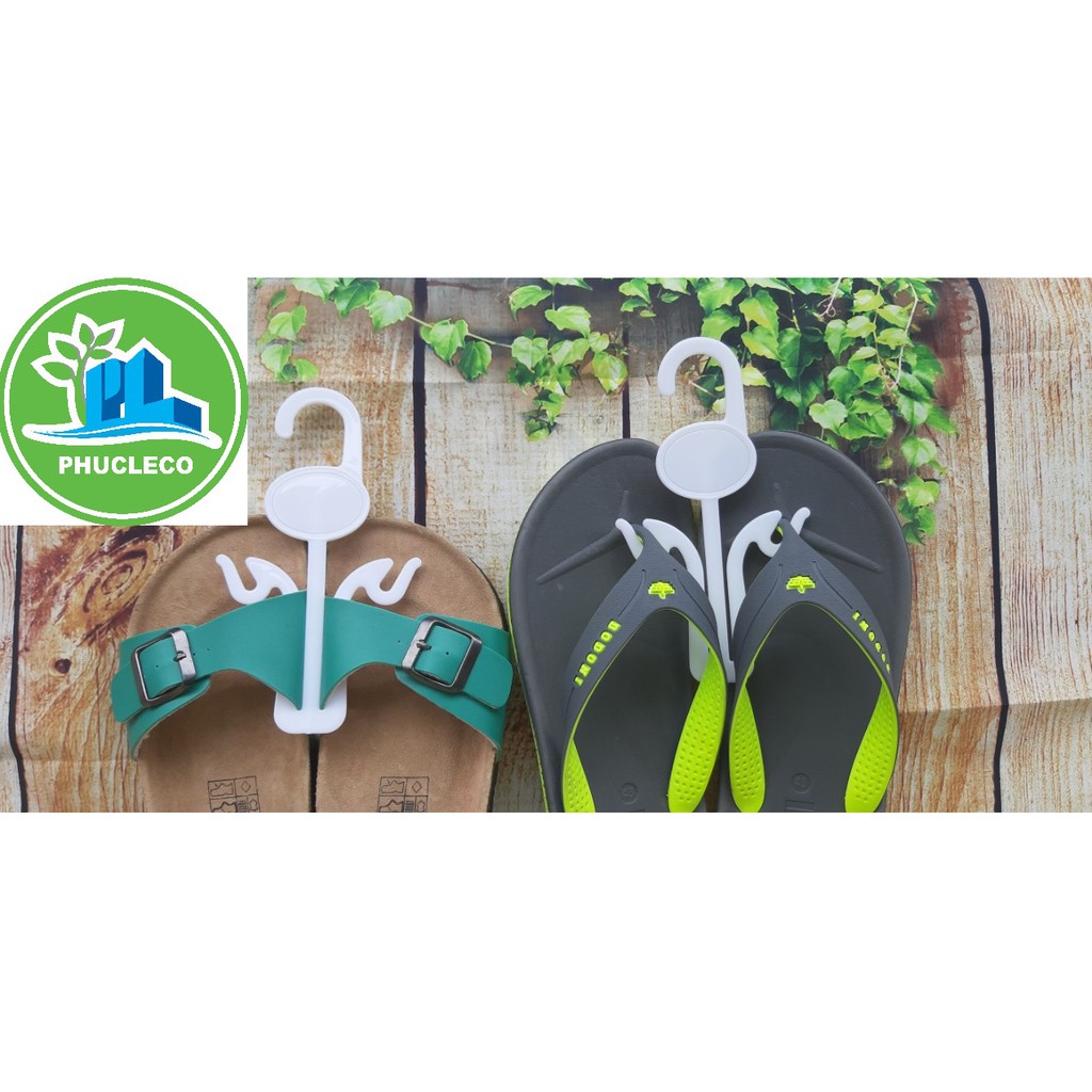 Combo 50 cái móc nhựa treo giày dép ,Móc treo dép