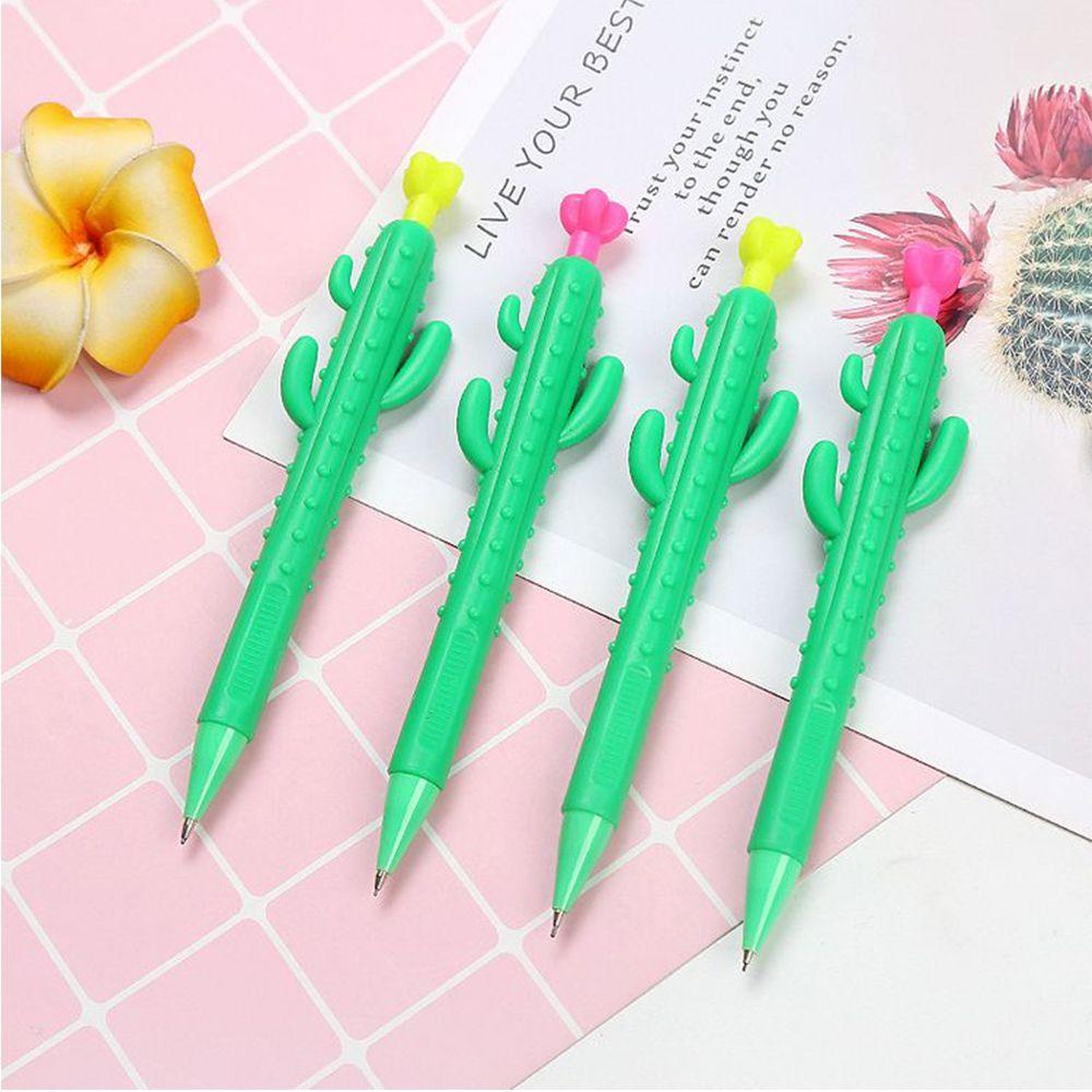PISTA Bút Gel Mềm Hình Cà Rốt / Xương Rồng / Bắp Ngô Hoạt Hình