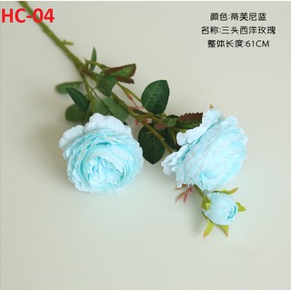 COMBO 5 CÀNH HOA HỒNG LỤA CAO CẤP