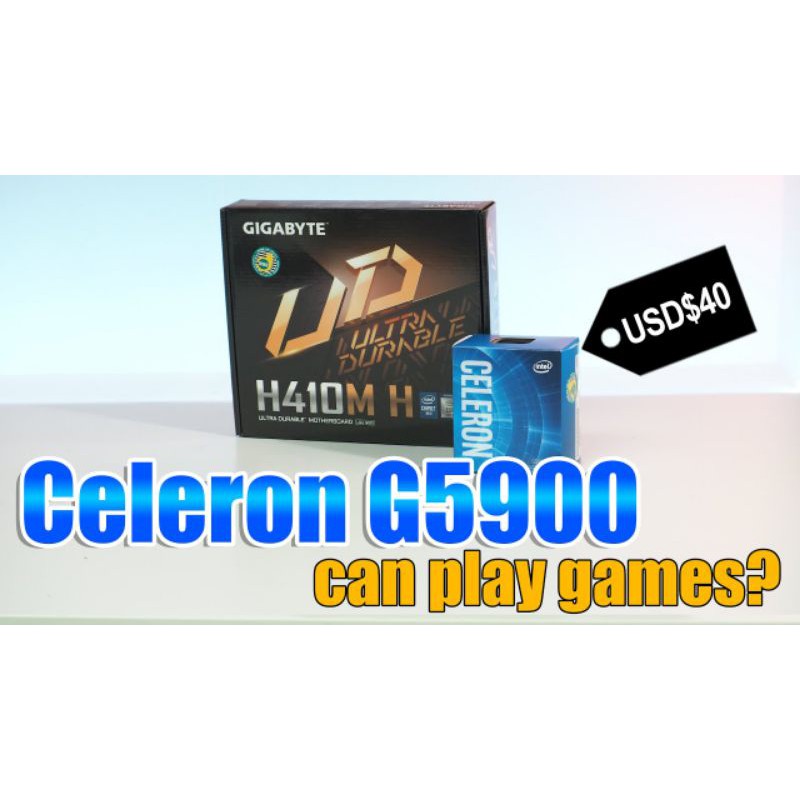 CPU Intel Celeron G5900 (2M Cache, 3.40 GHz, 2C2T, Socket 1200)
