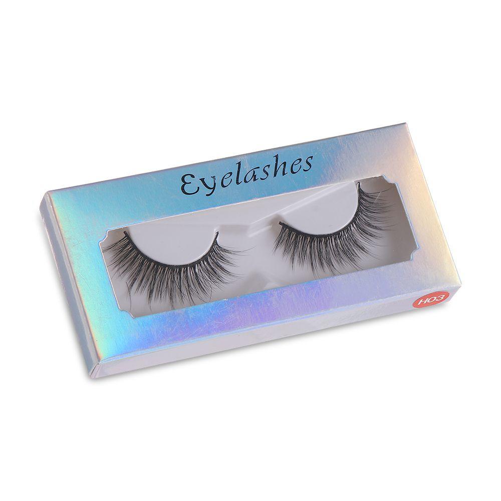 1 Cặp Lông Mi Giả Siêu Nhẹ Handmade SKONHED Dùng Trang Điểm Mắt 3D