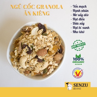 Ngũ cốc granola yến mạch ăn kiêng 500g- senzu beans