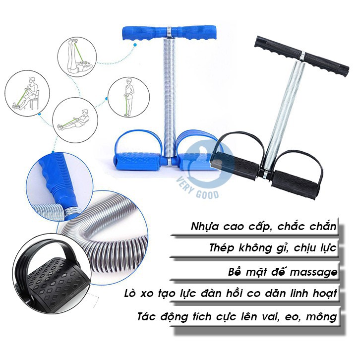 Dụng Cụ Tập Thể Dục Giảm Mỡ Bụng Tại Nhà , Dây Kéo Tập Lưng Bụng Tummy Trimmer