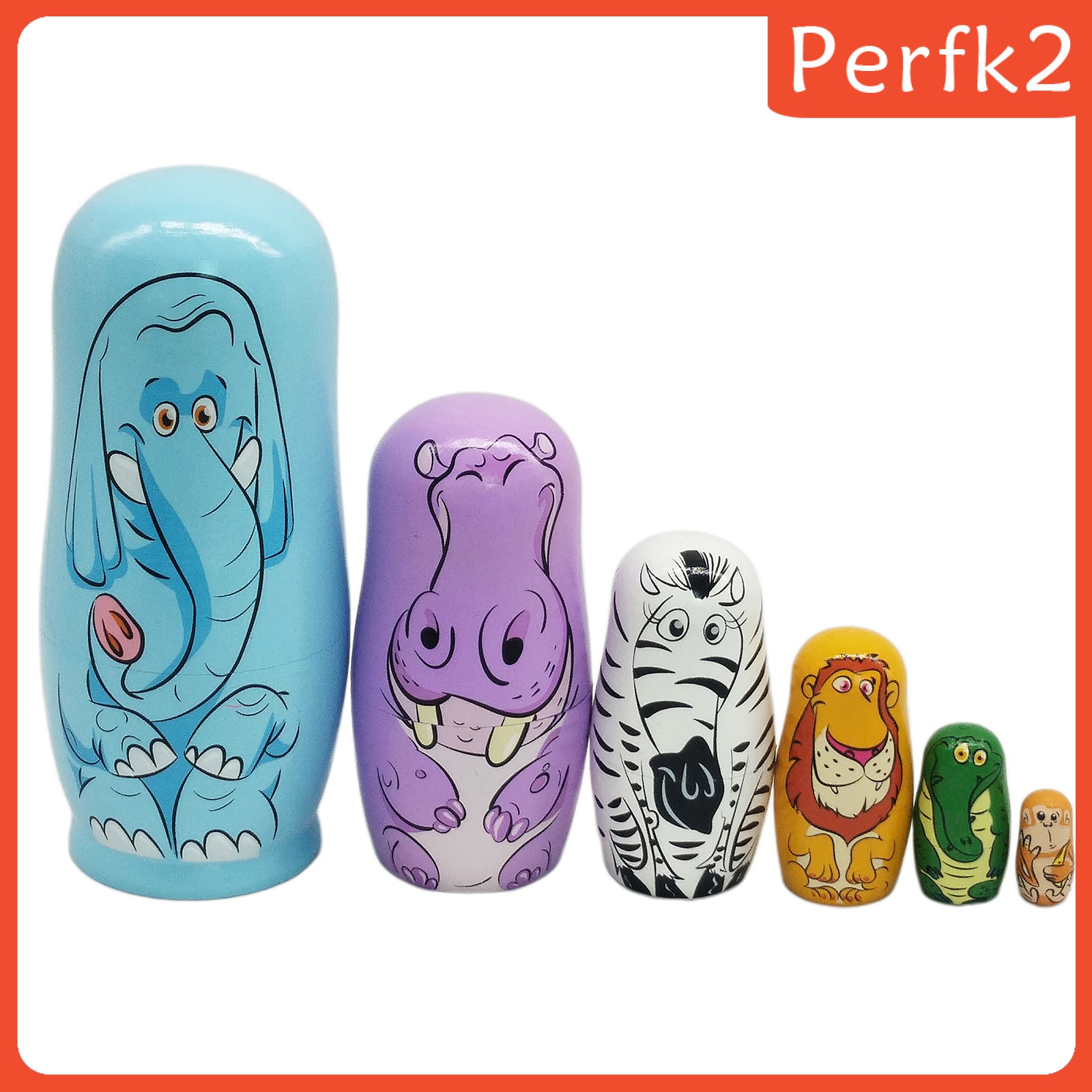 6 mô hình búp bê Matryoshka của Nga hình động vật hoạt hình