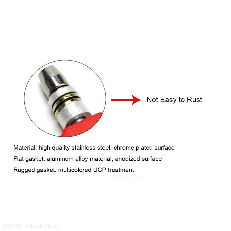 Đệm má phanh V cao su TOOPRE chống mòn không gây tiếng ồn cho xe đạp leo núi