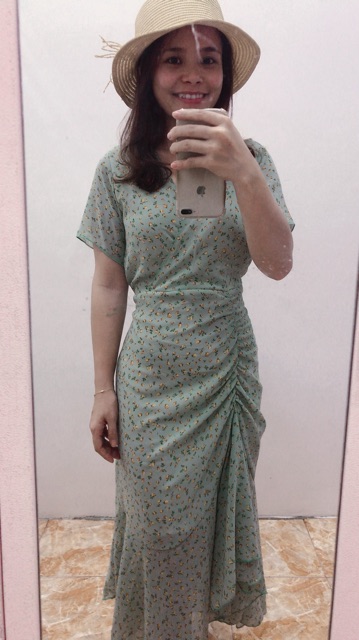 ĐẦM MAXI NHÚN EO, ĐUÔI CÁ (nhiều màu Khách đặt hàng ib shop check hàng còn-hết nhé) | BigBuy360 - bigbuy360.vn