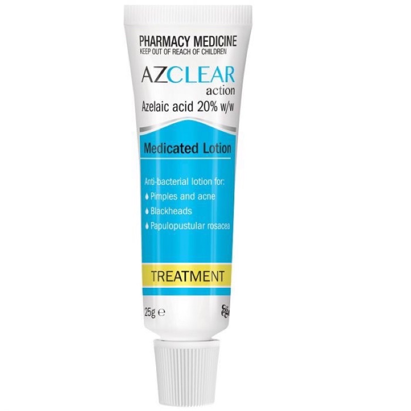 KEM GIẢM MỤN MỜ THÂM AZCLEAR 20% AZELAIC ACID 25g