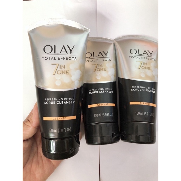 Sữa Rửa Mặt Olay Total Effect 7in1 Citrus Scrub Refeshing 150ml