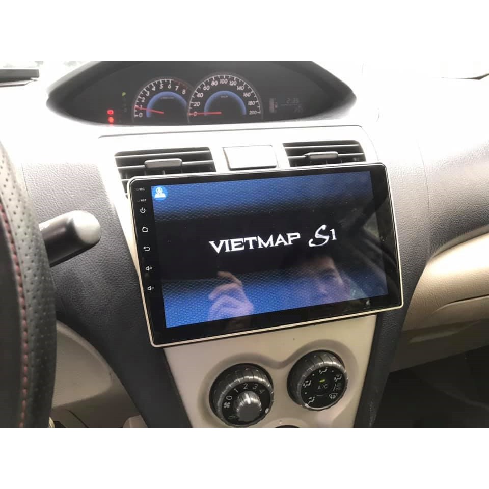 Màn hình ô tô android 4G Toyota Vios 2008 2009 2010 2011 2012 tặng mặt dưỡng và giắc nguồn theo xe-màn hình dvd android