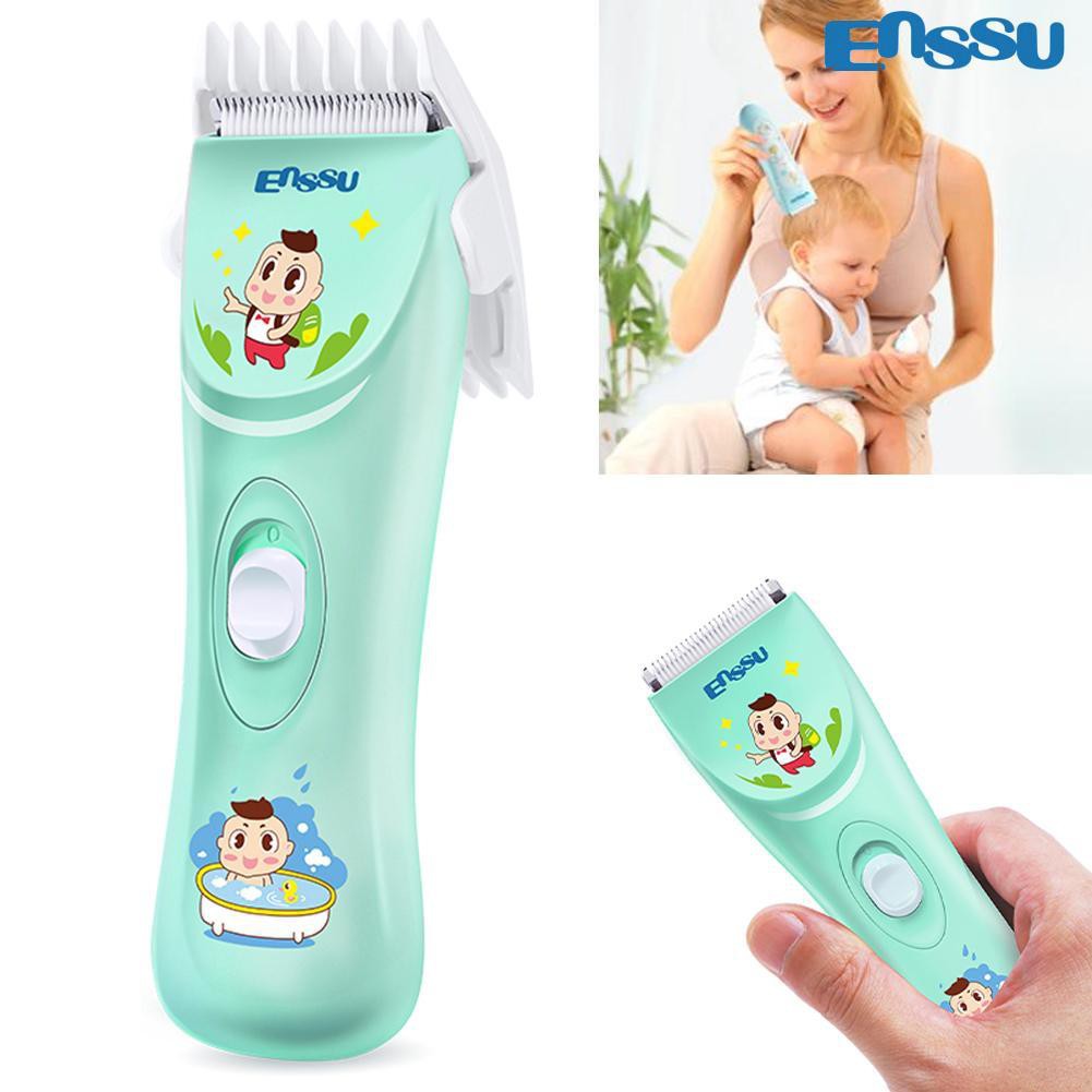 Tông Đơ Cắt Tóc Enssu Chống Thấm Nước Sạc Lại Được Cho Trẻ Em