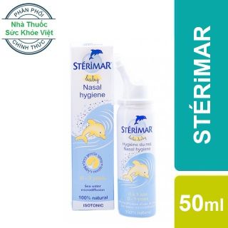 DUNG DỊCH NƯỚC MUỐI BIỂN VỆ SINH KHOANG MŨI STERIMAR.