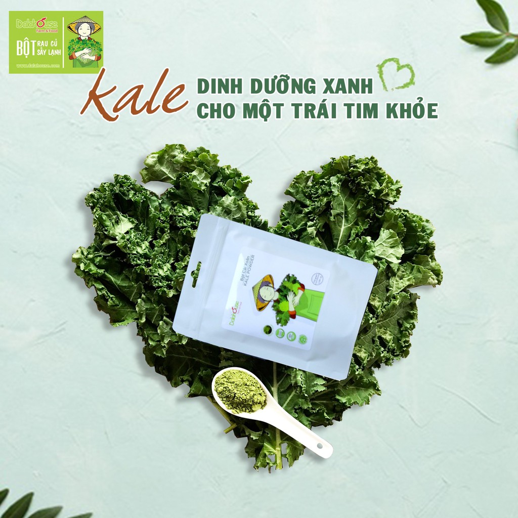 Bột Cải Xoăn Kale Hữu Cơ Dalahouse 50g / 120g