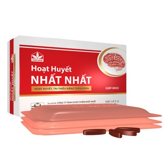 ✔️️️Hoạt Huyết Nhất Nhất hộp 3 vỉ