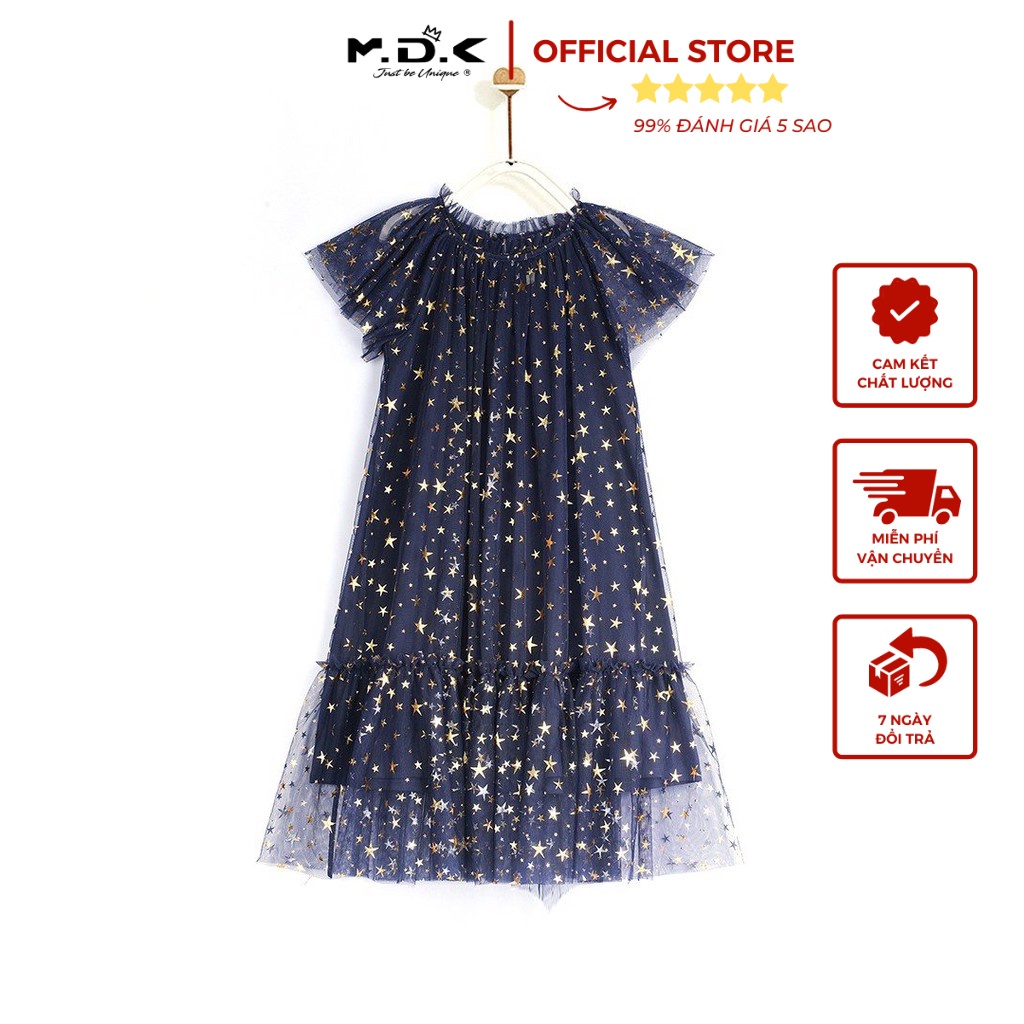 Đầm Bé Gái M.D.K Premium Mesh Midi Dress M.D.K - công chúa, ngọt ngào