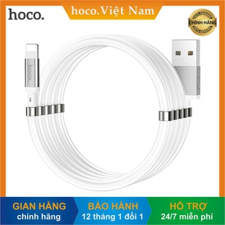 [Hoco Việt Nam] Cáp sạc chính hãng HOCO U91 (Lightning/ Micro-USB/ Type-C) có nam châm hít cuộn gọn dễ dàng