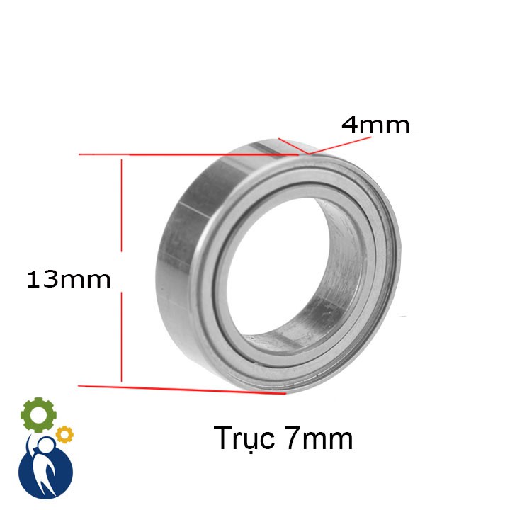 Vòng Bi Trục 7mm 7x13x4mm