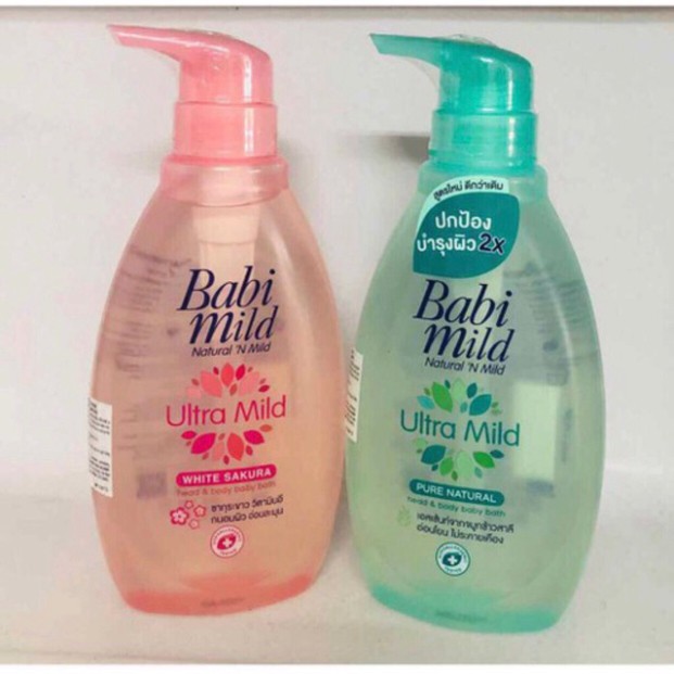 Sữa tắm cao cấp BABI MILD cho bé-400ml