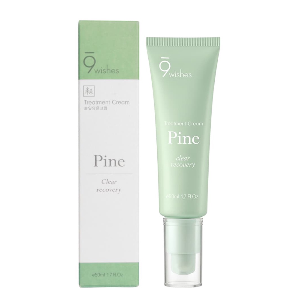[Tem Chính Hãng] Kem dưỡng phục hồi 9 Wishes Pine Treatment Cream Hàn Quốc 50ml