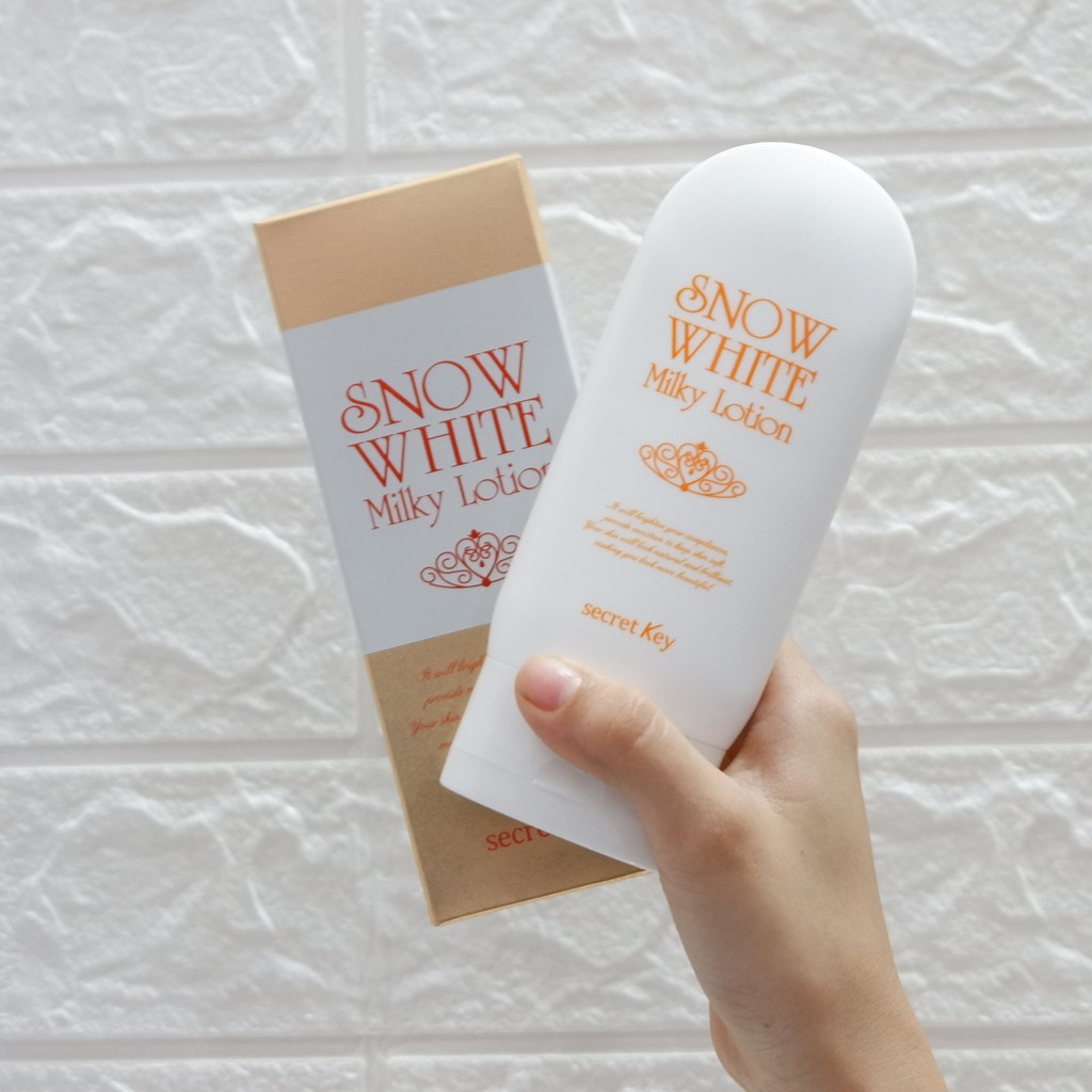 Sữa Dưỡng Trắng Da Secret Key Snow White Milky Lotion (120g)