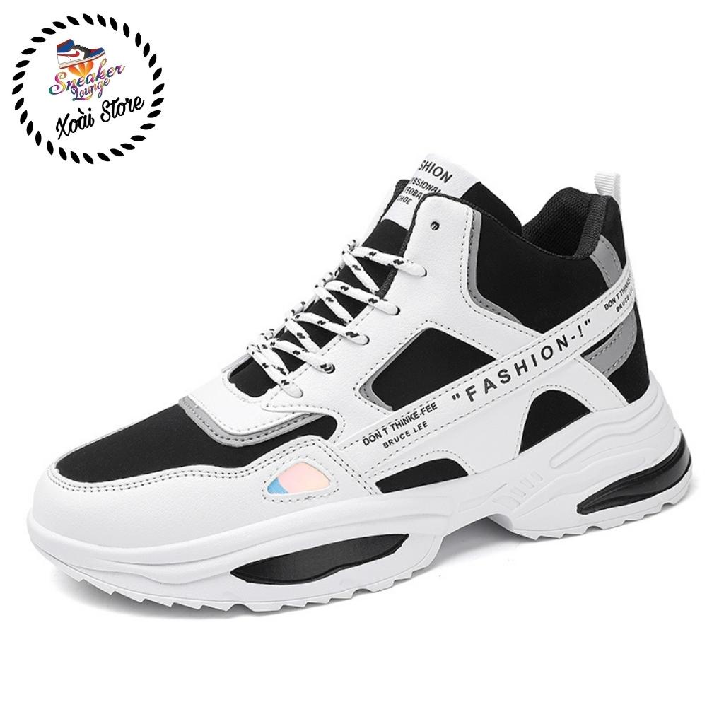 Giày thể thao Sneaker nam WTAH cao cổ đế tăng chiều cao dễ phối đồ đi cực êm chân 2022 - Xoài Store