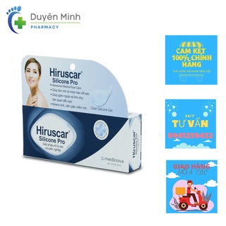 HIRUSCAR SILICONE PRO- GEL GIẢM SẸO LỒI, SẸO LÕM, SẸO TO PHÌ ĐẠI SAU PHẪU THUẬT TUÝP 4g/10g