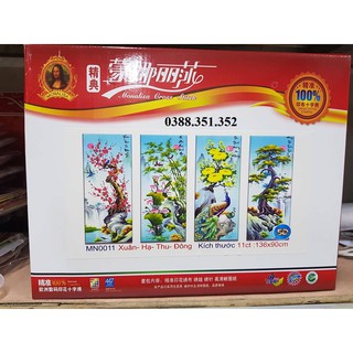 Combo 5 bức tranh thêu xả rẻ cho khách