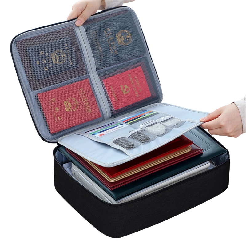 Túi Đựng Tài Liệu Có Khóa An Toàn Sắp Xếp Gọn Gàng Cho Nhà Ở / Văn