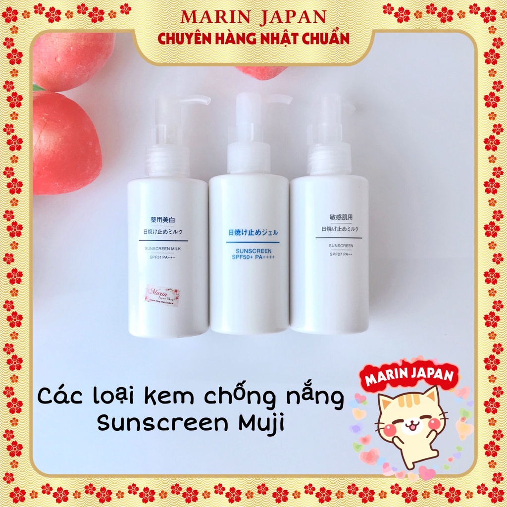 (Chuẩn store Muji Nhật) Kem chống nắng Sunscreen Muji nội địa Nhật