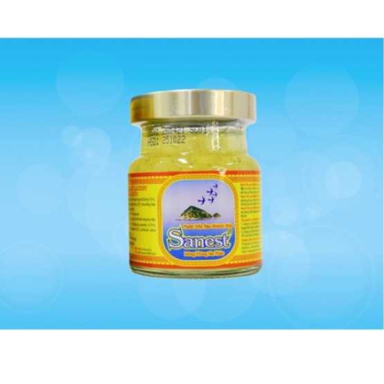 Hộp 6 lọ x 70ml Nước Yến sào Khánh Hòa Sanest Đông trùng hạ thảo