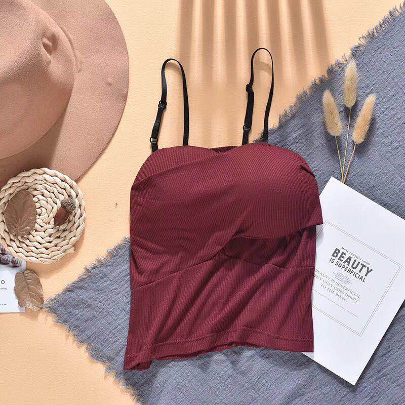 Summer Sling Sexy Anti-glare Wrapped Chest Tank Top