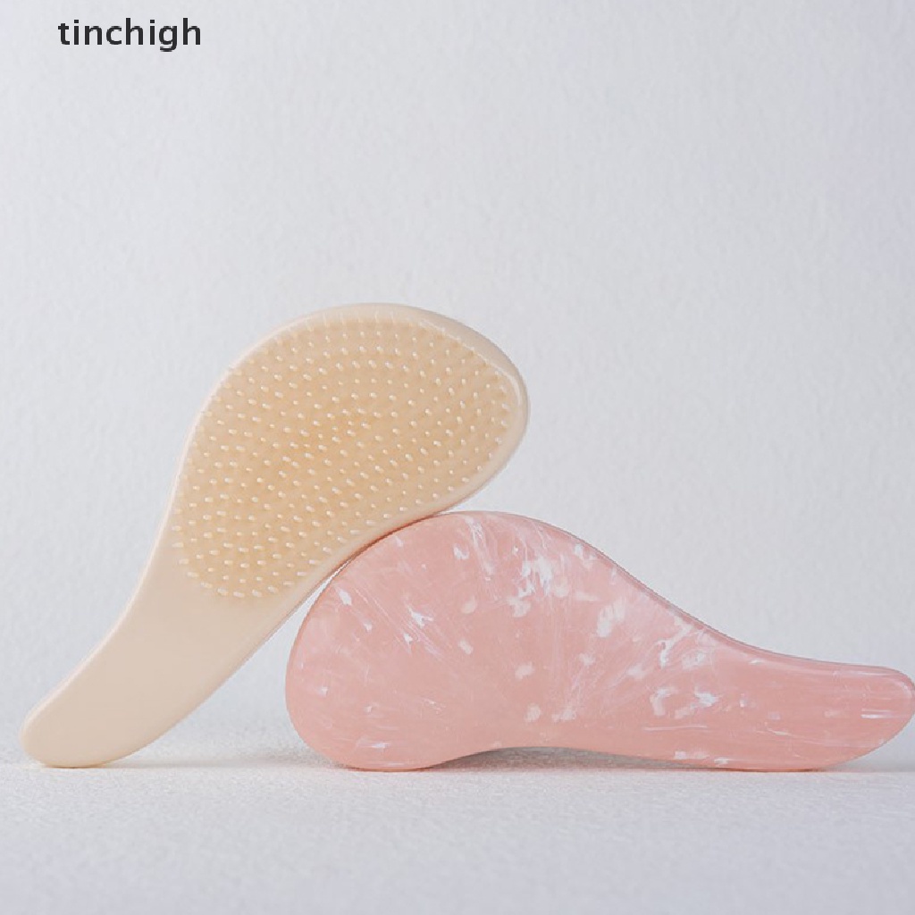 (Hàng Mới Về) Lược Chải Tóc Chống Tĩnh Điện Đính Đá Tam Giác