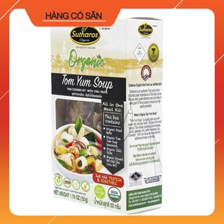 Gia Vị Nấu Lẩu Thái Ngon Chuẩn Vị Sutharos Organic Tom Yum Soup 50g [Có Sẵn]