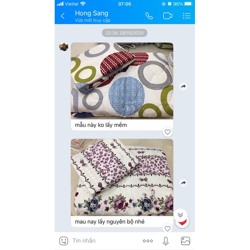 bộ chăn ga cotton hàn quốc 5 món Ib Shop chọn mẫu