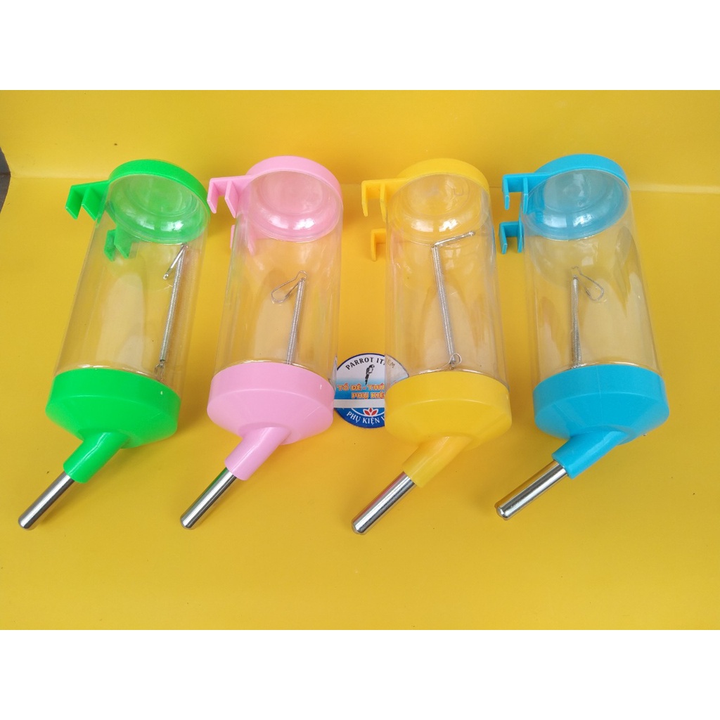1 BÌNH BI 500ML GIÚP SẠCH SẼ CHO CHIM ,HAMSTER UỐNG NƯỚC